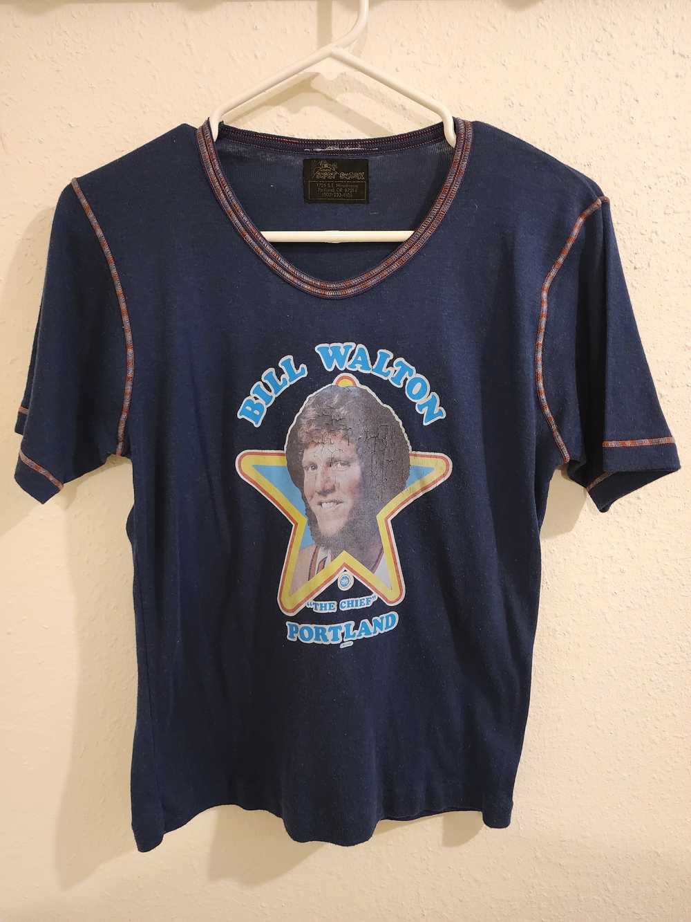 Portland Navy Short Sleeve Graphic Tee